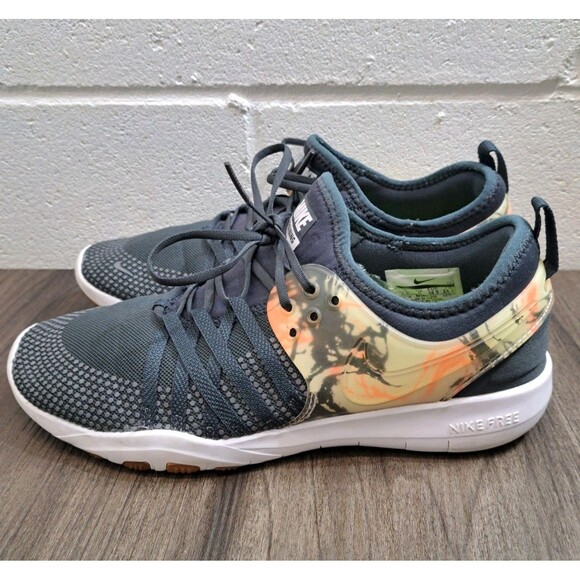 Nike Free Trainer 7 TR7 Anthracite Marble Women's Size 7.5 Lace Up Running Shoes - Picture 1 of 8